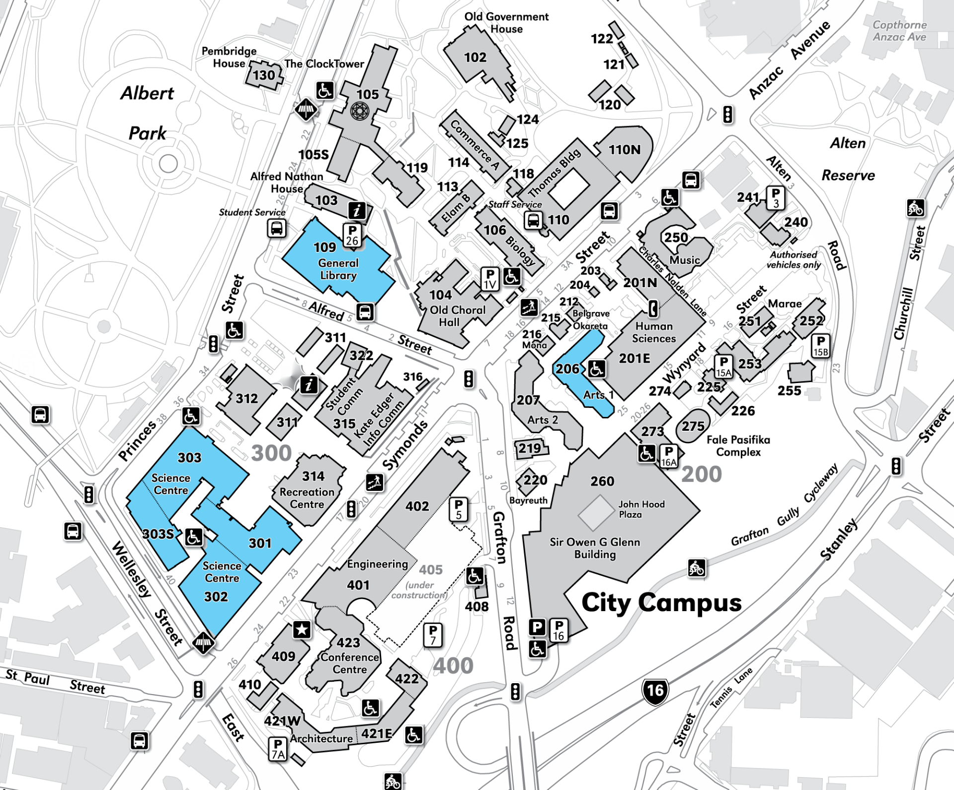 City campus map